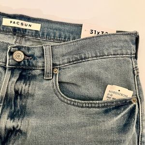 31 PACSUN Slim Taper Jeans NEW vintage wash 32L denim Nordstrom